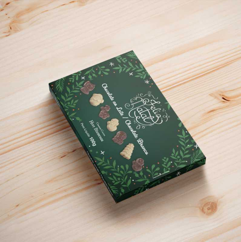 Caixa de Papel para Paçoca Paranavaí - Embalagem de Papel para Biscoito