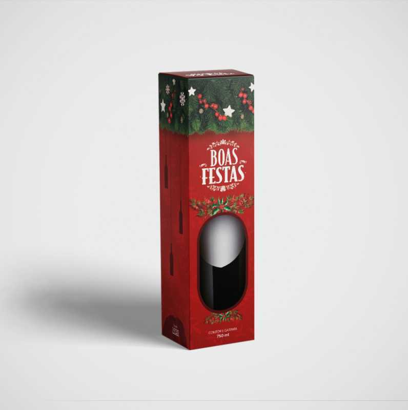 Caixa de Papel para Vinhos Preço Rio Negrinho - Caixa de Papel para Bebida