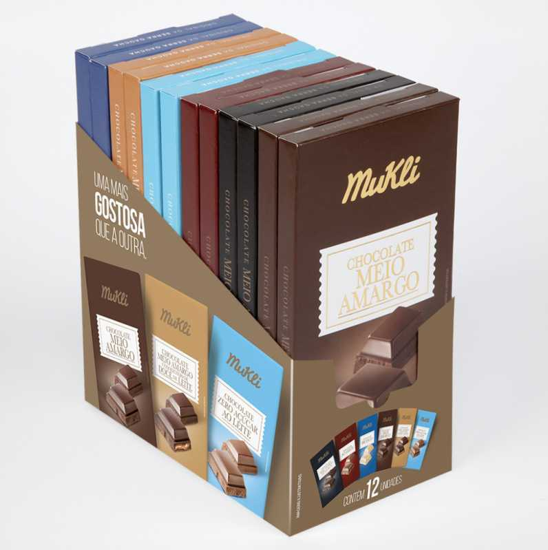 Caixa para Barra de Chocolate Personalizada Valor Xaxim - Caixa para Tablete de Chocolate
