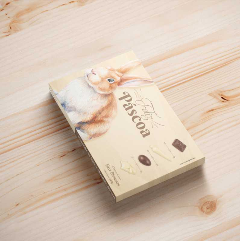 Caixa para Bombom Personalizada Imaruí - Caixa para Barra de Chocolate Recheada