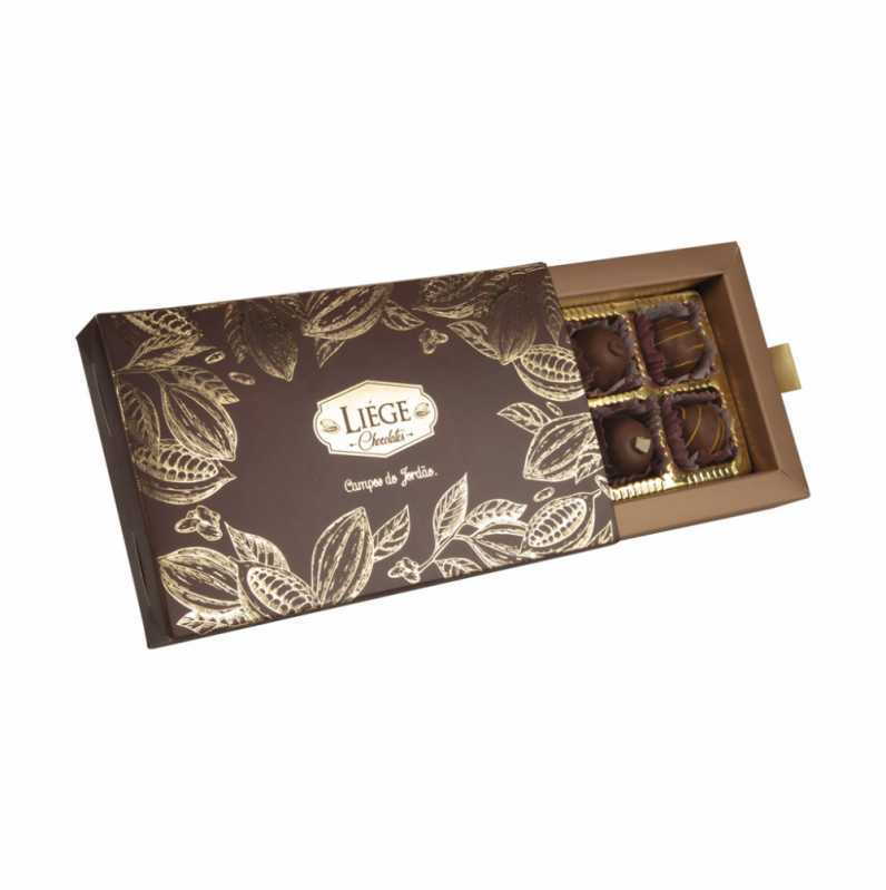 Caixa para Chocolate Personalizada Preços Araquari - Embalagem para Bombom Personalizada
