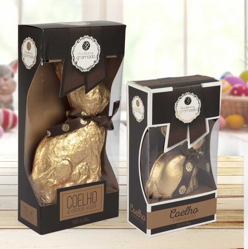 Caixa para Chocolate Personalizada Valor Rio Grande da Serra - Embalagem de Papel Chocolate