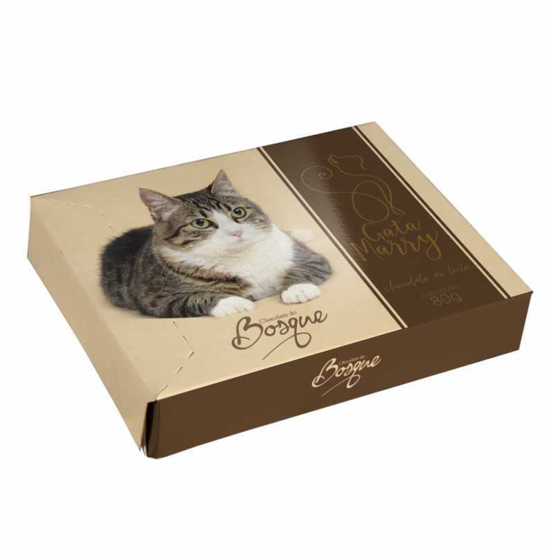 Caixa Personalizada de Chocolate Valor Criciúma - Embalagem para Barra de Chocolate