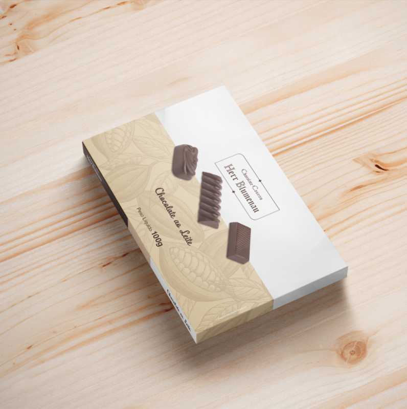 Contato de Gráfica para Embalagem de Bombom Quilombo - Embalagem para Chocolate