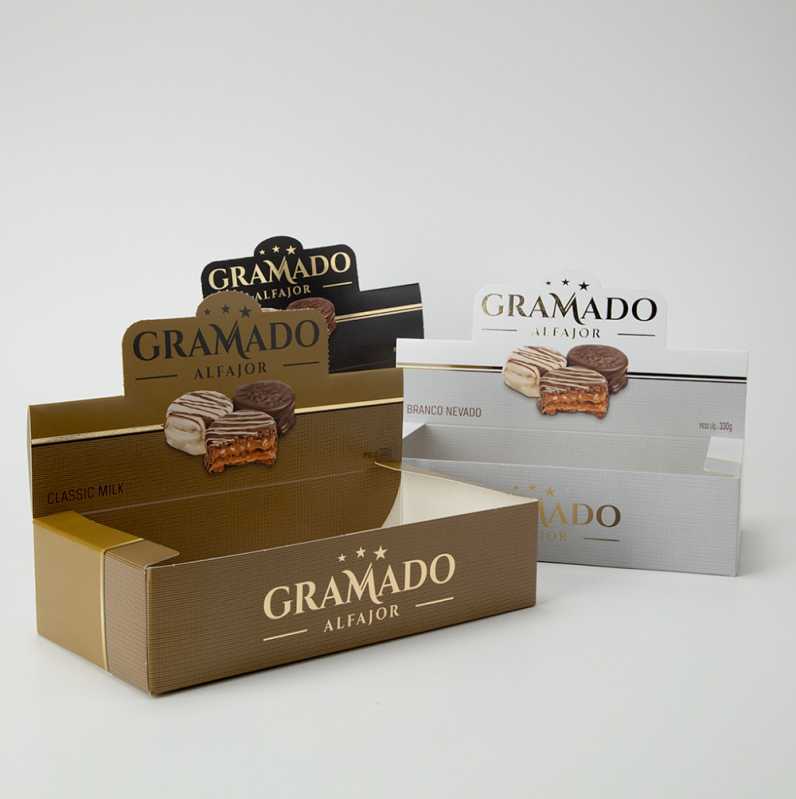 Embalagem de Papel Chocolate Preços Urubici - Embalagem para Chocolate Personalizada