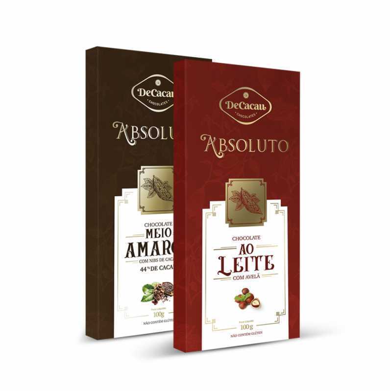 Embalagem para Barra de Chocolate Alphaville - Embalagem para Chocolate Santa Catarina