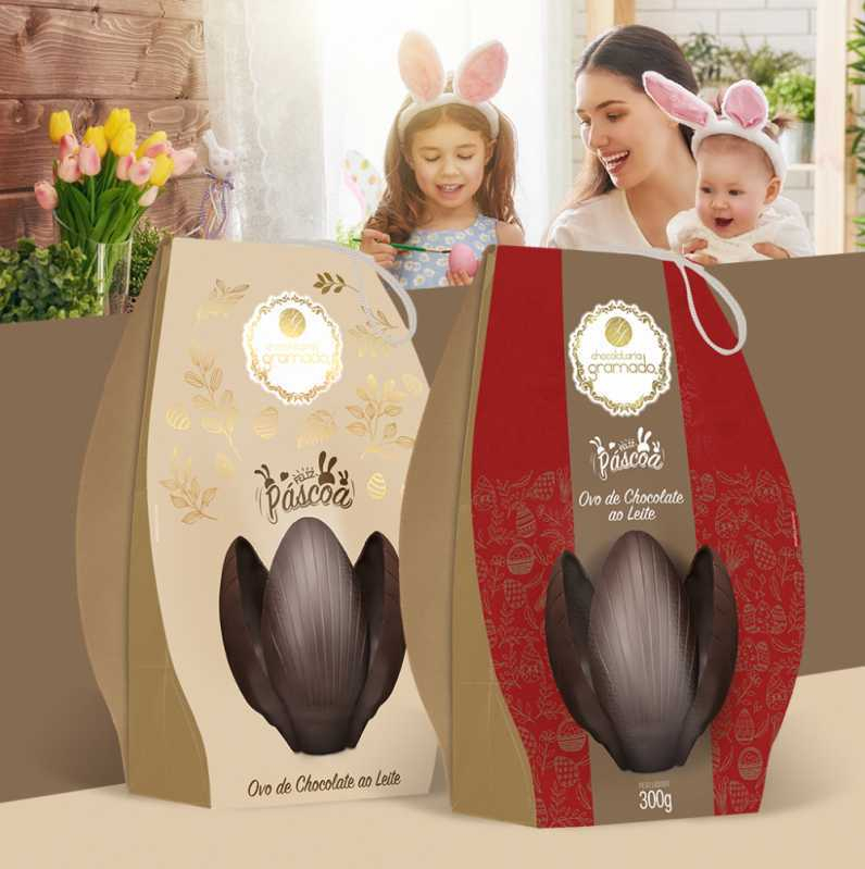 Embalagem para Ovos de Páscoa Fabricante Vidal Ramos - Caixa de Papel Personalizada para Chocolate